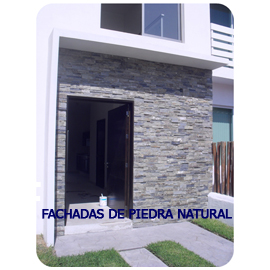 Fachada de piedra natural