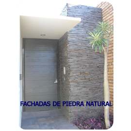 Fachada de piedra natural